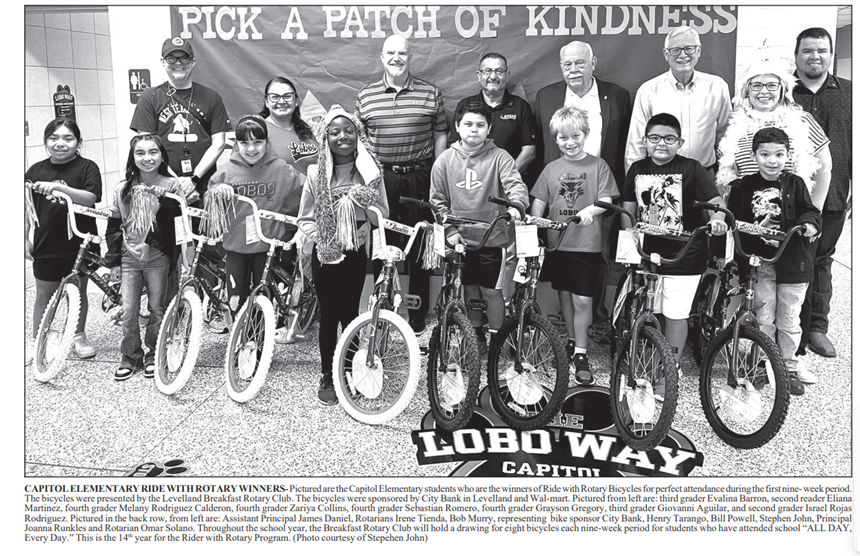 SPCAA Gives Back with Bicycles to Levelland Youth
